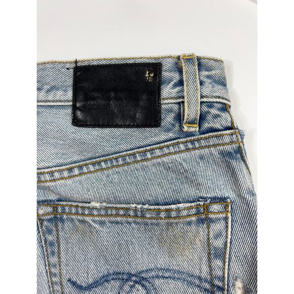 R13 Bowie Jeans Straight Leg Denim Rutland - Picture 9 of 13